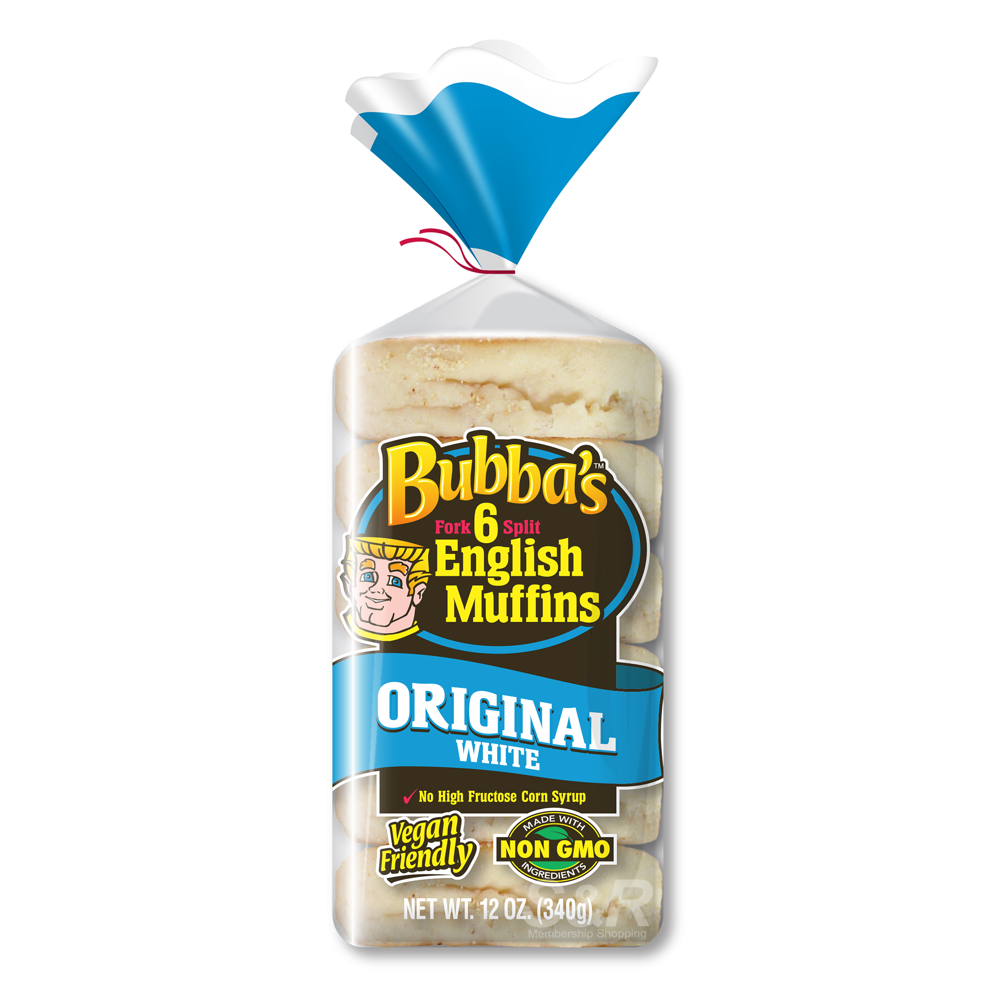 Bubba's English Muffins Original White 6pcs Bubba's English Muffins Original White 6pcs